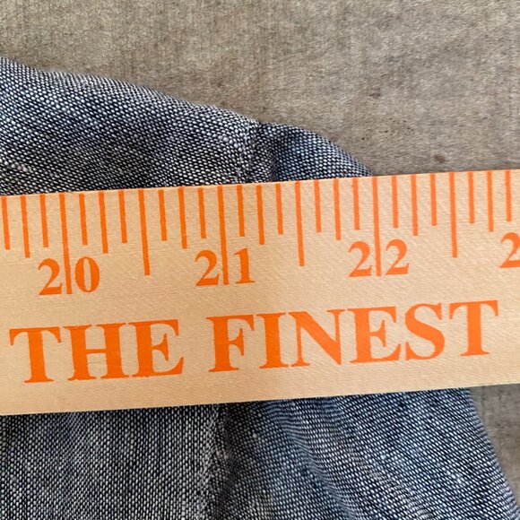 J. Jill Love Linen 100% Linen Gray Button Down Shirt Size L - Picture 7 of 14